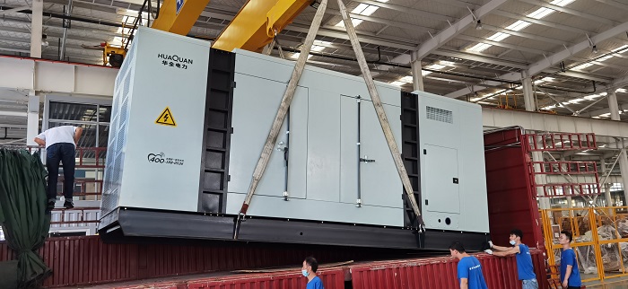 華全房地產(chǎn)業(yè)用靜音柴油發(fā)電機(jī)組安裝調(diào)試